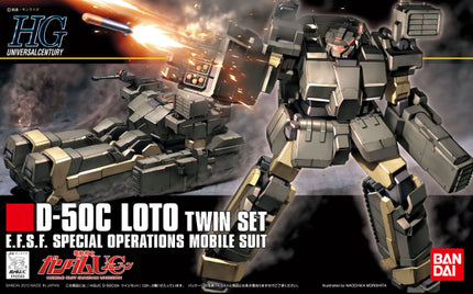 D-50C Loto Twin Se E.F.S.F. Gundam Model Kit Gunpla Hig Grade HG 1/144