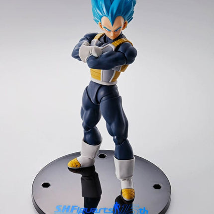 Vegeta Super Saiyan Blue (15th Anniversary Version) Dragon Ball Super S.H. Figuarts Action Figure 14 cm