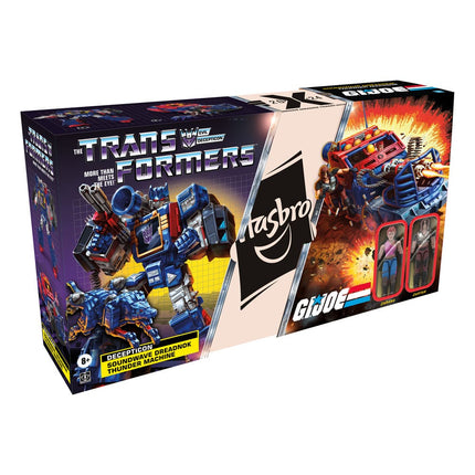 Decepticon Soundwave Dreadnok Thunder Machine with Zarana & Zartan  Transformers x G.I. Joe Action Figures