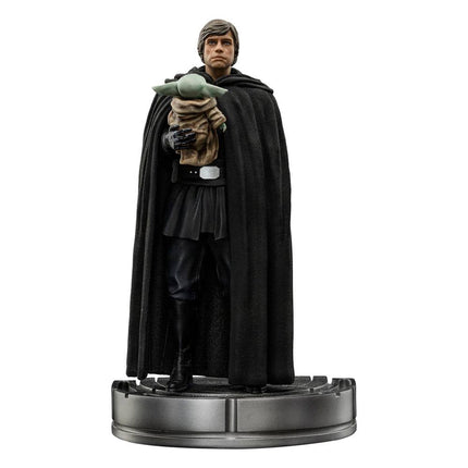 Luke Skywalker and Grogu Star Wars The Mandalorian Art Scale Statue 1/10 21 cm