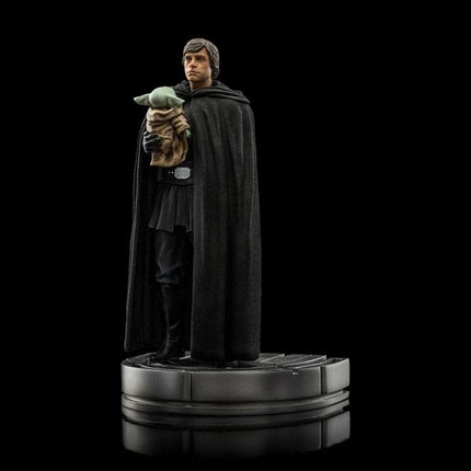 Luke Skywalker and Grogu Star Wars The Mandalorian Art Scale Statue 1/10 21 cm
