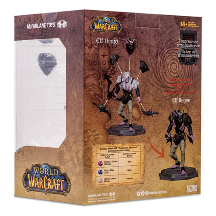 Night Elf: Druid / Rogue World of Warcraft Posed Figure 15 cm