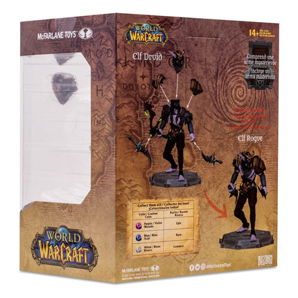 Night Elf Druid Rogue (Epic) World of Warcraft Posed Figure 15 cm