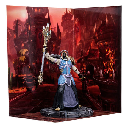 Undead Priest Warlock (Epic) World of Warcraft Posed Figure 15 cm