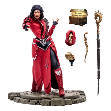 Fire Bolt Sorceress (Rare) Diablo 4 Posed Figure 1/12 15 cm