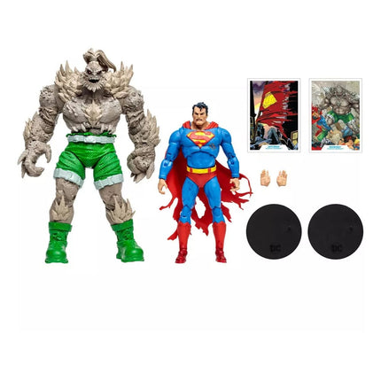 Superman vs Doomsday (Gold Label)  DC Multiverse Action Figure 18 cm