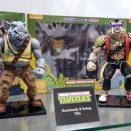 Rocksteady e Bebop Action Figures 2 Pack Tartarughe Ninja Turtles TMNT Neca 54100 18cm (4119439245409)