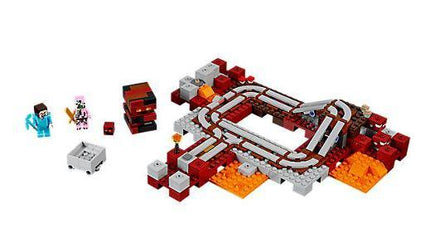 LEGO MINECRAFT 21130 LA FERROVIA DI NETHER (3948283330657)