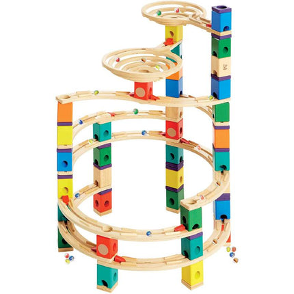 Quadrilla wooden track with marbles - The Ultimate Cyclone