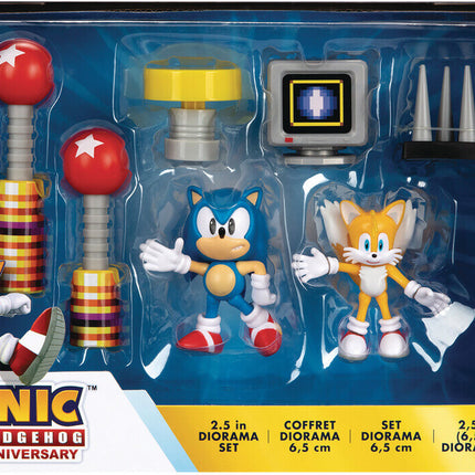 Sonic The Hedgehog Diorama Set with Tails