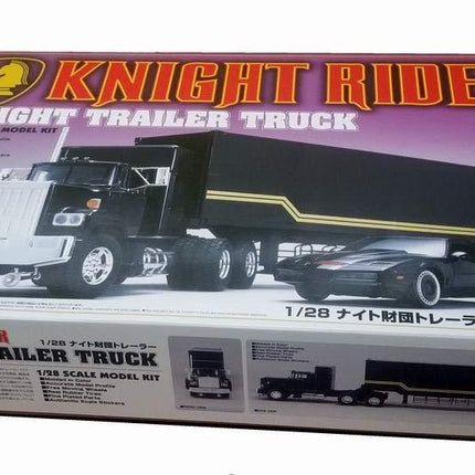Knight Rider Modelkit 1/28 Trailer Truck TV Serie Supercar Scala Aoshima Camion (3948421152865)