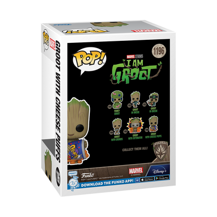 Groot with Cheese Puffs I Am Groot Funko Pop Marvel Vinyl Figure 9 cm - 1196