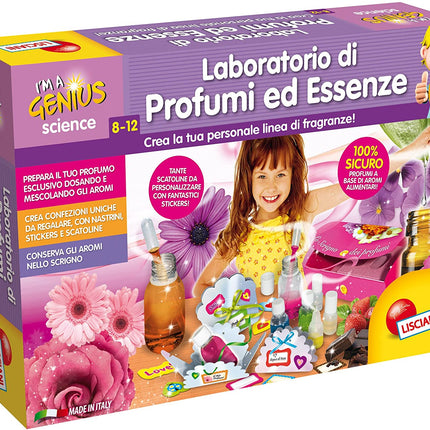 Labor für Parfüms und Essenzen Wissenschaftliches Spiel ITALIENISCHE SPRACHE