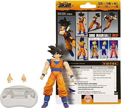 El hijo Goku dragón de 7 cm de la figura de acción mini Ball Z Shodo