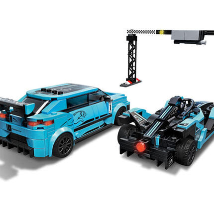 LEGO 76898 Formuła E Panasonic Jaguar Racing GEN2 samochód i Jaguar I-PACE Speed ​​​​Racer