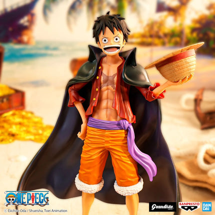 Monkey  D. Luffy One Piece Figure Grandista Nero 27 cm