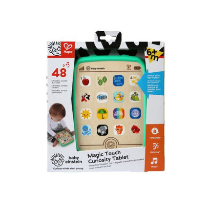 Wooden Tablet for Children's Children Magic Touch Interactive - Italian - German - English