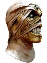 Maska lateksowa Iron Maiden Power Slave Mumia