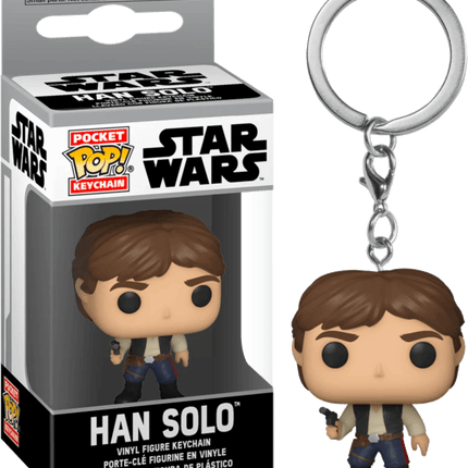 Han Solo Star Wars Pocket POP! Porte-clés en vinyle 4 cm Portachiavi