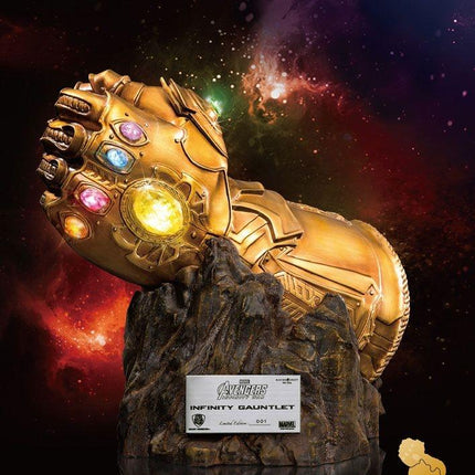 Guanto dell'infinito Replica Scala 1/1,5 Avengers Infinity War Statua Scultura 40cm (3948345622625)