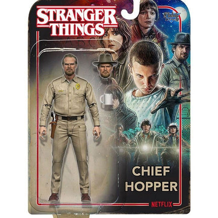 Stranger Things  Sceriffo Hopper 18cm  Action Figures Personaggio con Accessori (3948318031969)