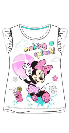 T-Shirt Bambina Minnie Making a splash
