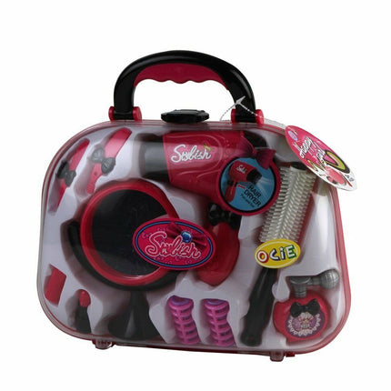 Kleine meisjes speelgoed haardroger koffer