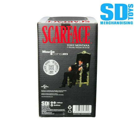 Scarface Statuetta Collezione Movie Icons PVC Tony Montana su Trono 18cm SD Toys (3948460376161)