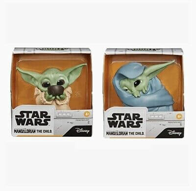Star Wars Mandalorian Bounty Collection Figure 2-Pack The Child Baby Yoda Child Sipping Soup &amp; Blanket-Wrapped
