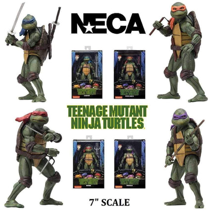 Action Figures Teenage Mutant Ninja Turtles 1990 Tartarughe Ninja TMNT NECA 18cm (4112564519009)