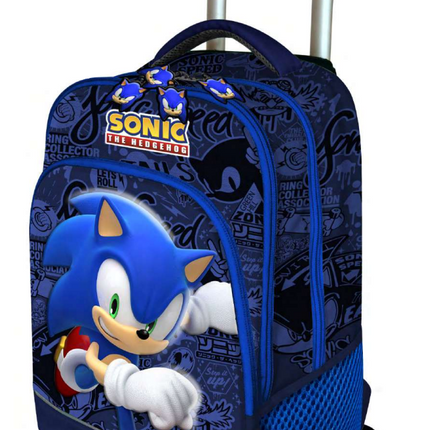 Plecak szkolny Sonic na kółkach 2022/2023