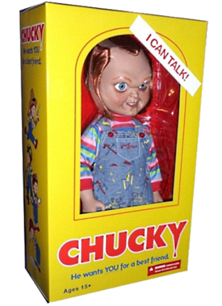 Chucky Jeu d'enfant poupée  38 cm ANGLAIS Mezco parlant
