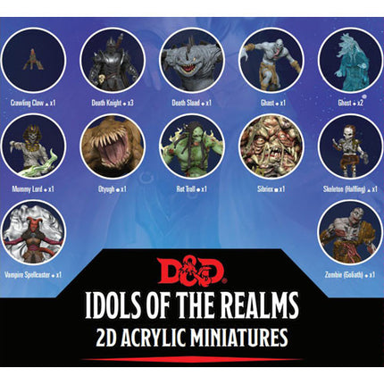 D&amp;D Idols of the Realms 2D Miniatures: Przewodnik Van Richtena po Ravenloft: zestaw 2D 2