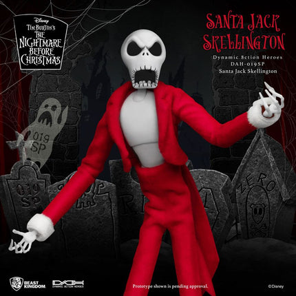 Nightmare before Christmas Dynamic 8ction Heroes Figurka 1/9 Santa Jack Skellington 21cm