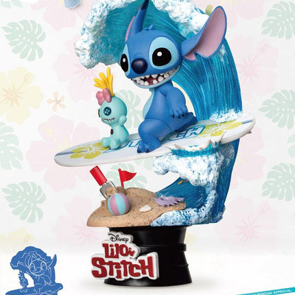 Stitch Surf Disney Summer Series D-Stage Diorama PCV 15 cm