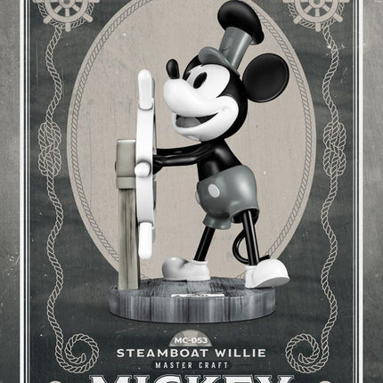 Parowiec Willie Master Craft Statua Mickey 46 cm