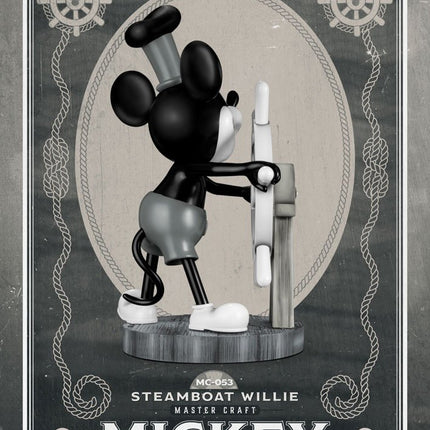Parowiec Willie Master Craft Statua Mickey 46 cm