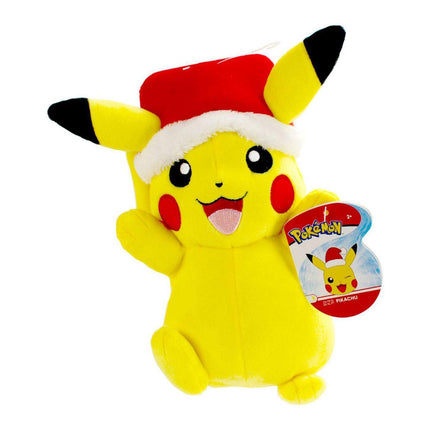 Peluche Pokemon Edizione Natalizia Christmas 20cm Pikachu con Cappello da Babbo Natale #Scegli Personaggio_Pikachu con Cappello da Babbo Natale (4283782922337)