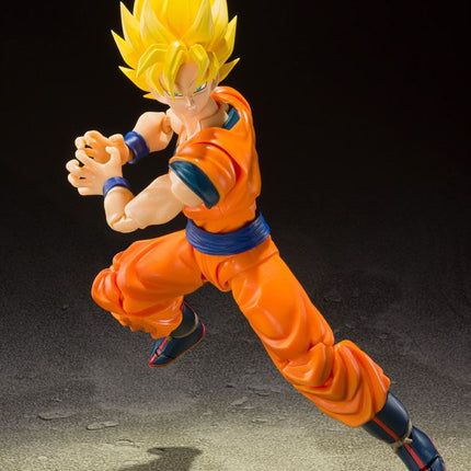 Super Saiyan pełna moc Son Goku 14cm Dragonball Z SH Figuarts figurka