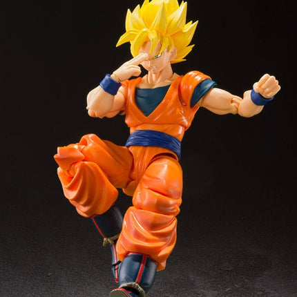 Super Saiyan pełna moc Son Goku 14cm Dragonball Z SH Figuarts figurka