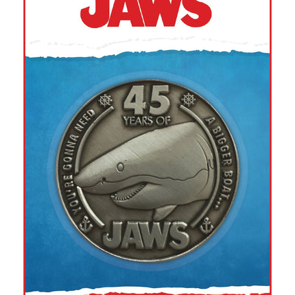Kolekcjonerska moneta Jaws z okazji 45-lecia limitowanej edycji