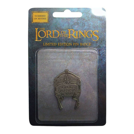 Lord of the Rings Gimli's Helmet Pin Badge Spilla Limited Edition