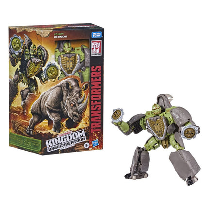 Transformers Generations War for Cybertron: Kingdom Action Figures Voyager 2021 W4 Rhinox 18cm