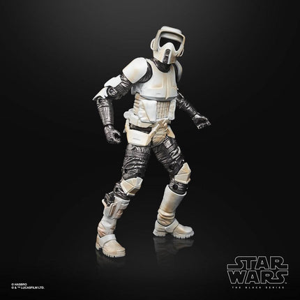 Scout Trooper Star Wars The Mandalorian Black Series Karbonizowana figurka 2021 15cm