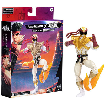 Power Rangers x Street Fighter Ligtning Collection Figurka Morphed Ryu Crimson Hawk Ranger 15 cm