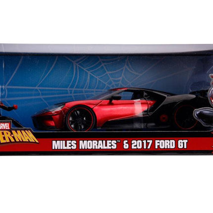 Ford GT 2017 Moulé sous pression 1/24 Miles Morales Spiderman Marvel Hollywood Rides