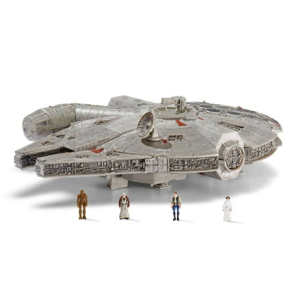 Millennium Falcon  Star Wars Micro Galaxy Squadron Vehicle with Figures with Figures 12 cm