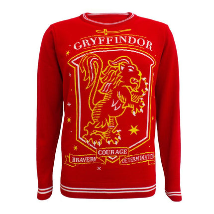 Harry Potter Sweatshirt Christmas Jumper Gryffindor - ADULTS SIZE