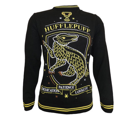 Harry Potter Sweatshirt Christmas Jumper Hufflepuff - ADULTS SIZE