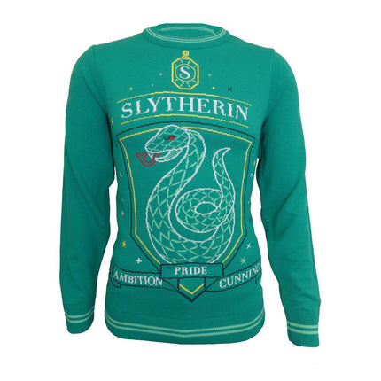 Harry Potter Sweatshirt Christmas Jumper Slytherin- ADULTS SIZE